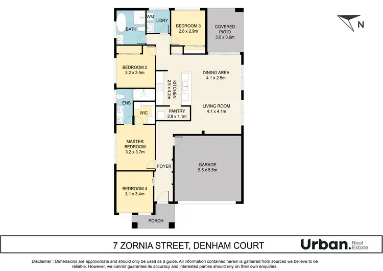 Floorplan of Homely house listing, 7 Zornia Street, Denham Court NSW 2565