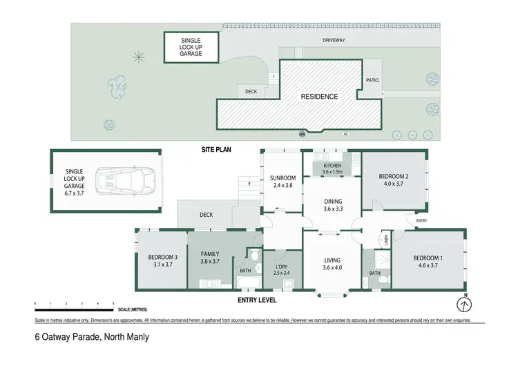 Floorplan of Homely house listing, 6 Oatway Parade, North Manly NSW 2100