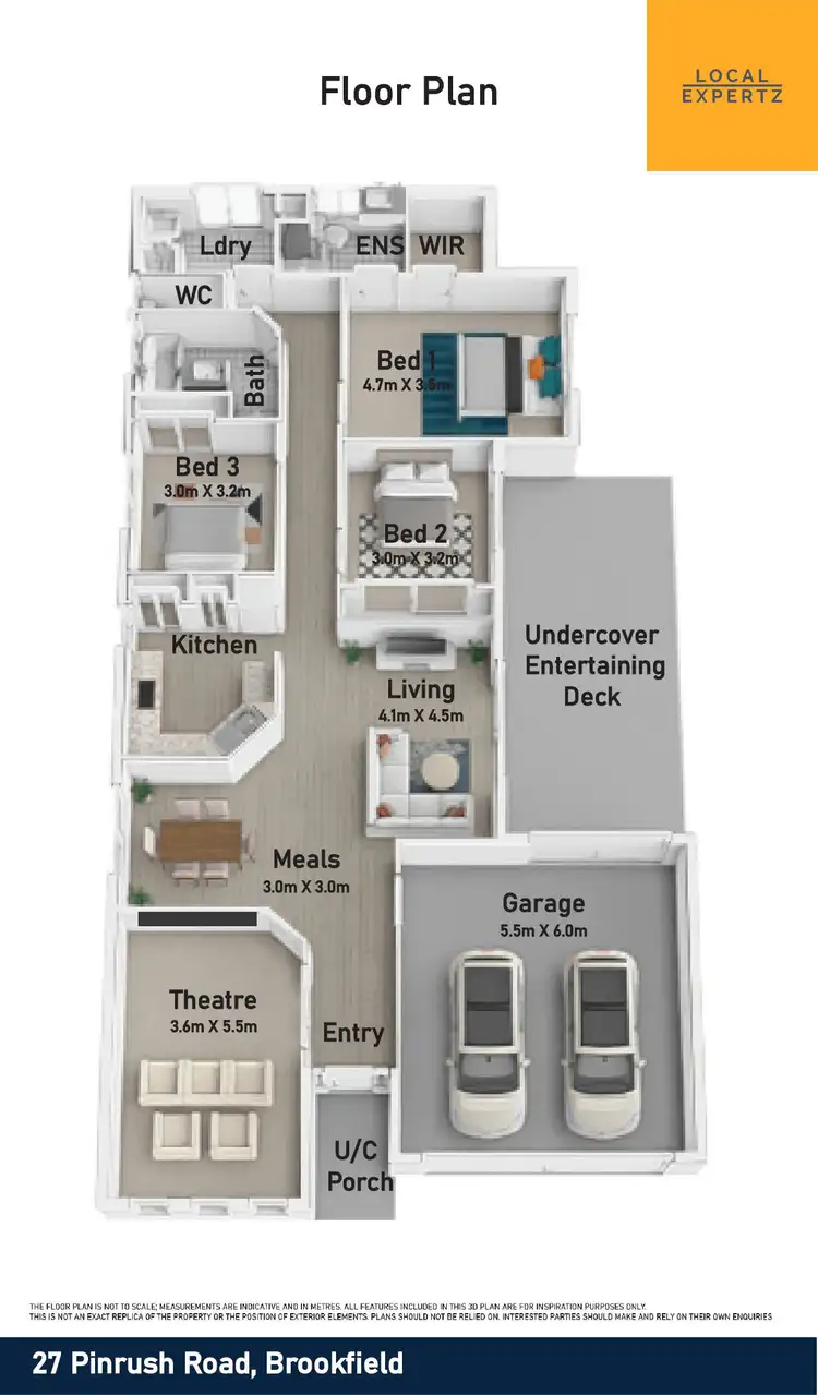 Floorplan of Homely house listing, 27 Pinrush Road, Brookfield VIC 3338