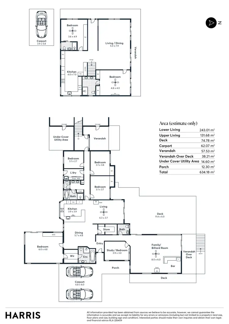Floorplan of Homely house listing, 5 Oakwood Court, Heathfield SA 5153