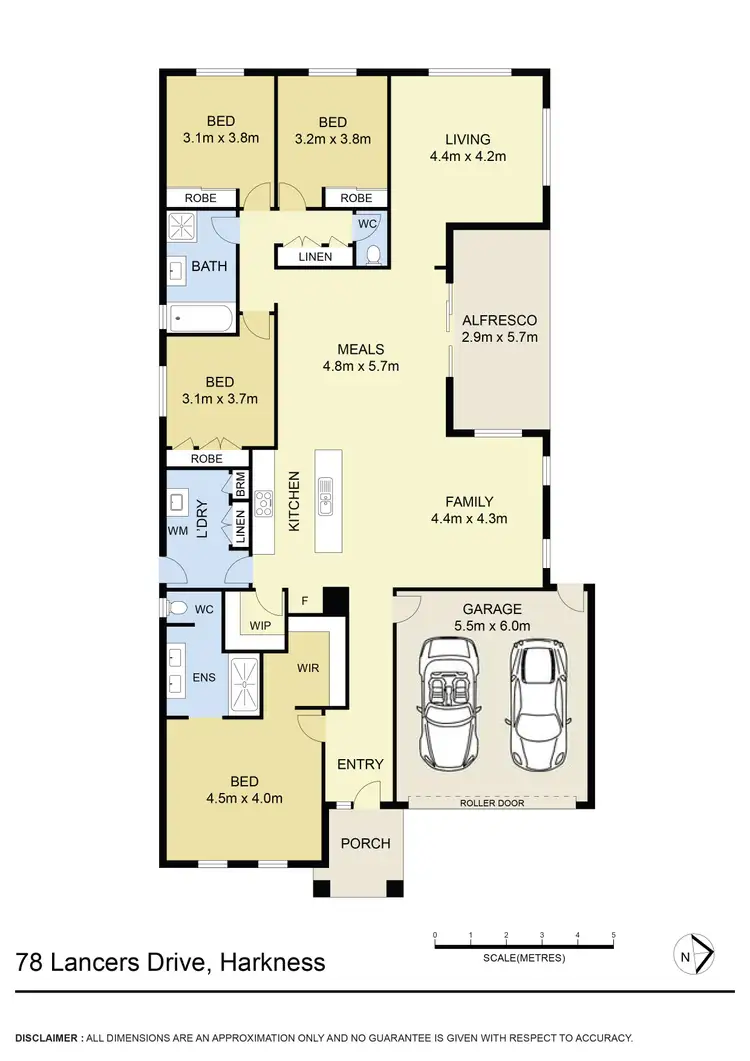Floorplan of Homely house listing, 78 Lancers Drive, Harkness VIC 3337