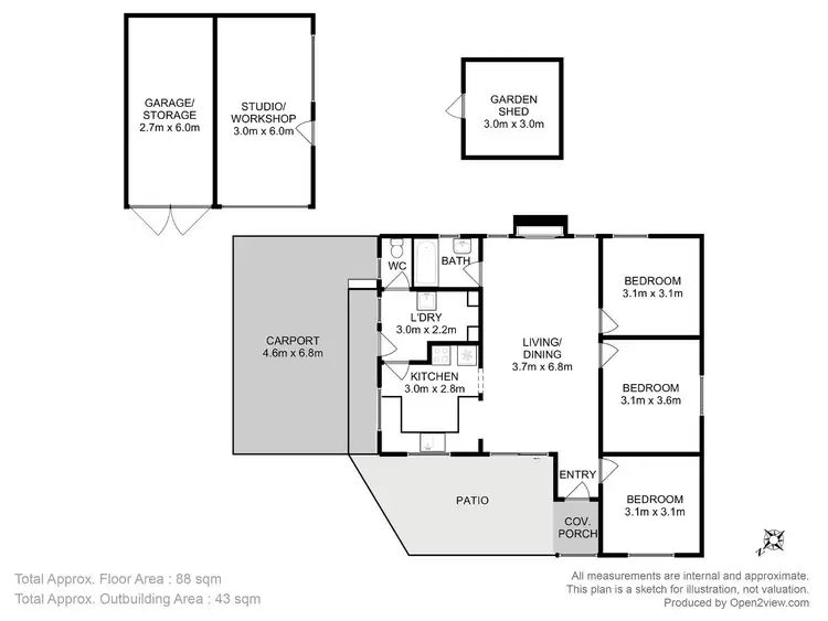 Floorplan of Homely house listing, 7 Second Avenue, Dodges Ferry TAS 7173