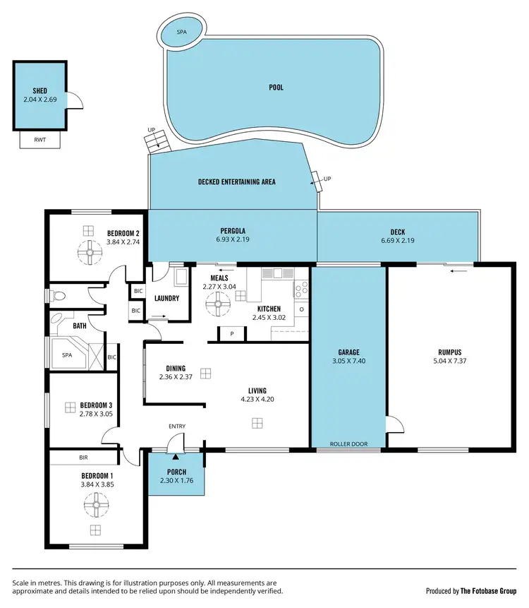 Floorplan of Homely house listing, 9 Twilight Drive, Happy Valley SA 5159