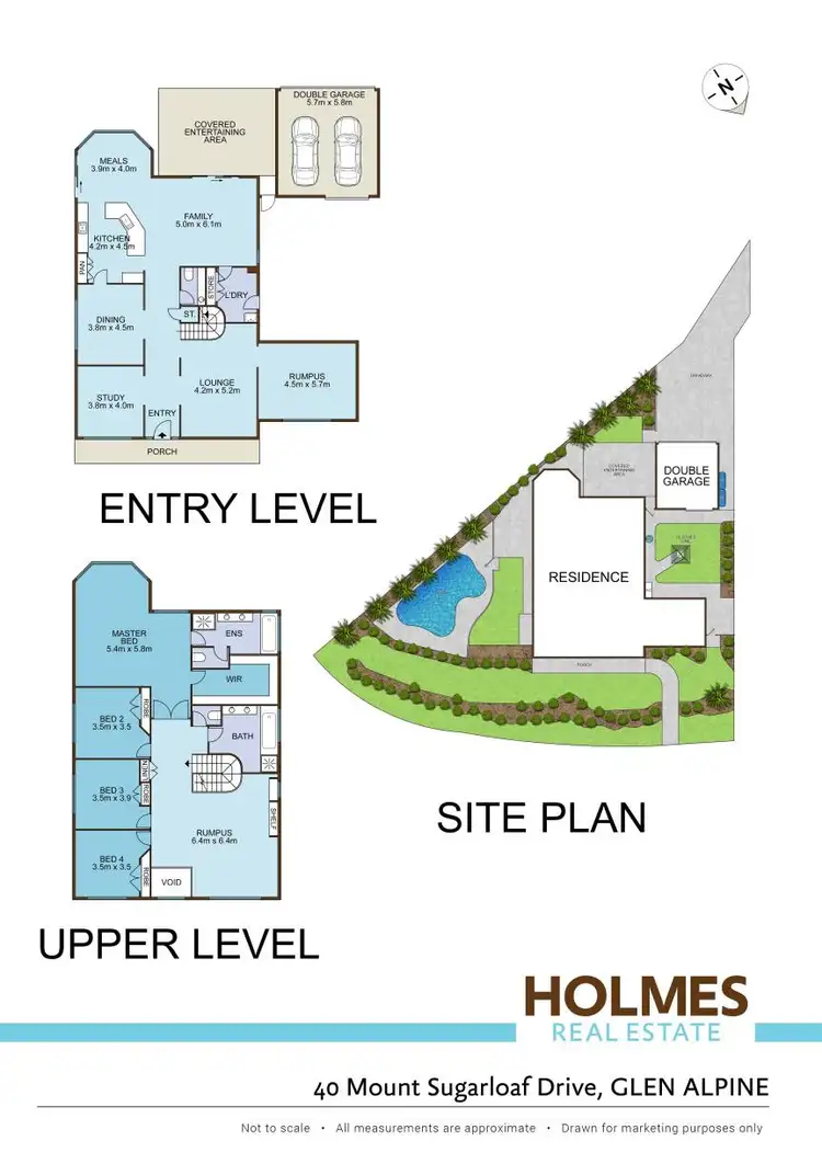 Floorplan of Homely house listing, 40 Mount Sugarloaf Drive, Glen Alpine NSW 2560