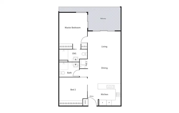 Floorplan of Homely unit listing, 27/115 Canberra Avenue, Griffith ACT 2603