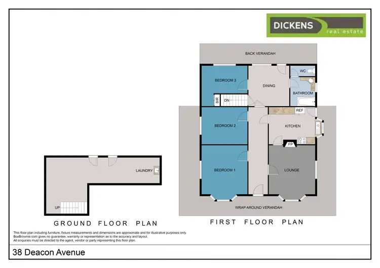 Floorplan of Homely house listing, 38 Deacon Avenue, Bright VIC 3741