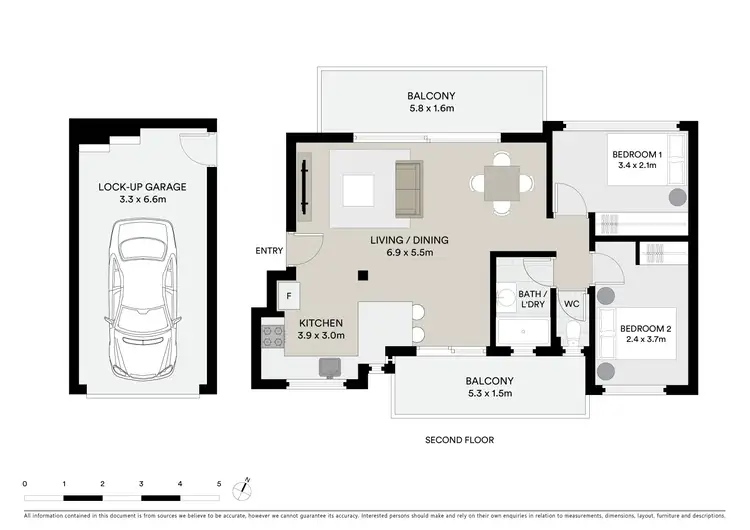 Floorplan of Homely apartment listing, 4/47 Albion Street, Waverley NSW 2024