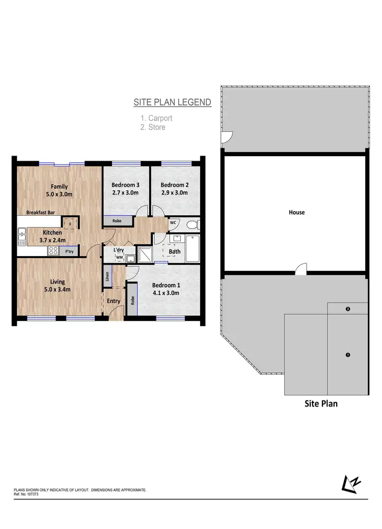 Floorplan of Homely townhouse listing, 17/30 Cartwright Street, Charnwood ACT 2615