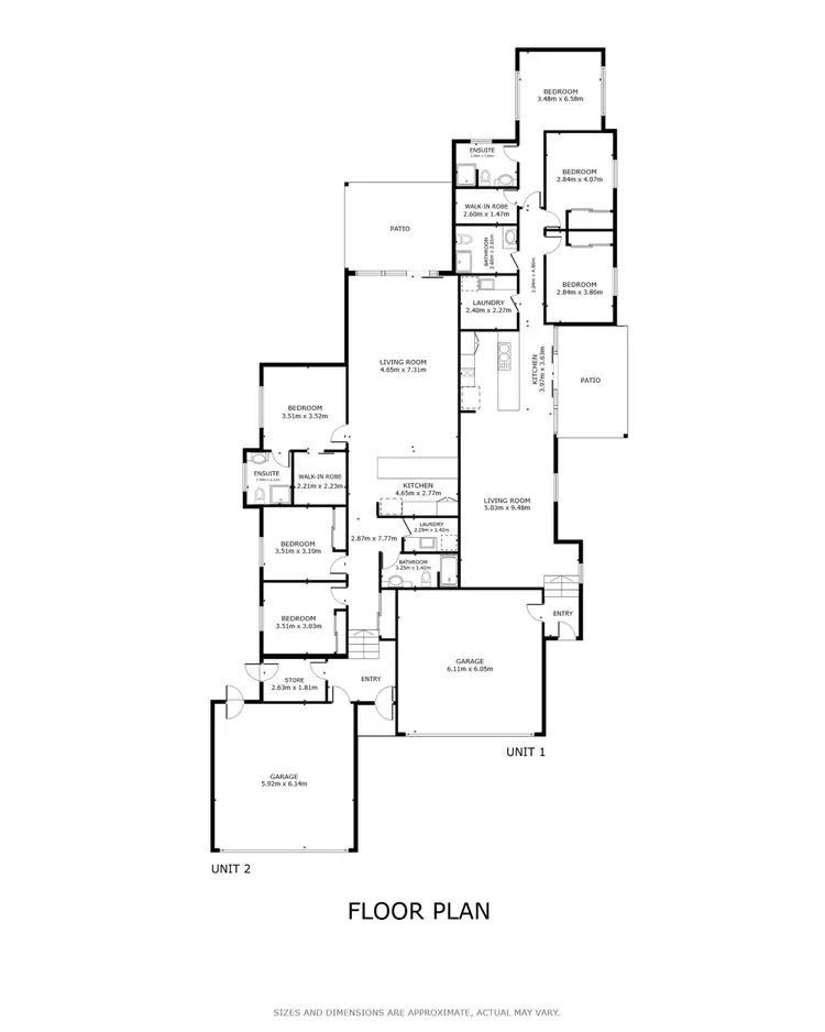 Floorplan of Homely semi-detached listing, 19 O'Hara Street, Earlville QLD 4870