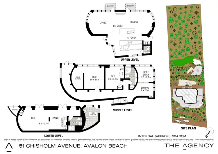 Floorplan of Homely house listing, 51 Chisholm Avenue, Avalon Beach NSW 2107