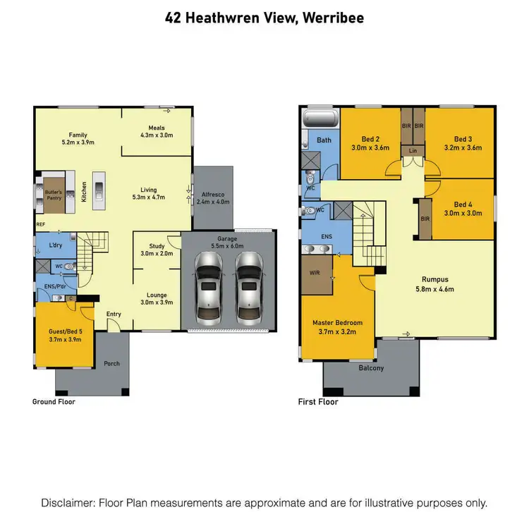 Floorplan of Homely house listing, 42 Heathwren View, Werribee VIC 3030