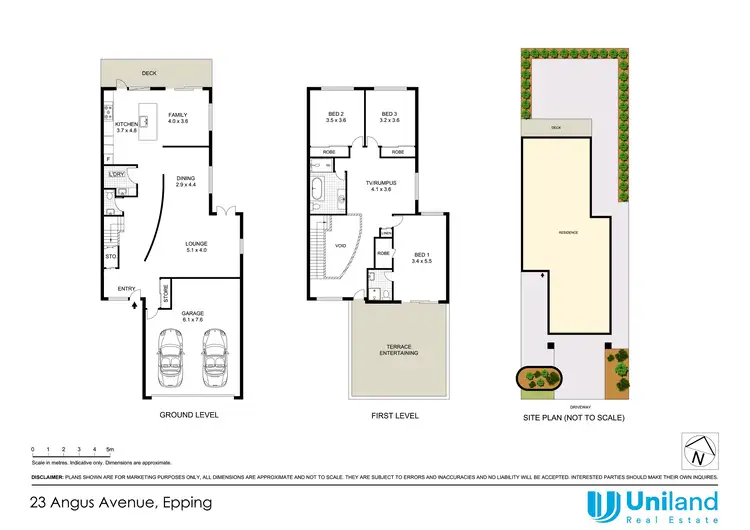 Floorplan of Homely semi-detached listing, 23 Angus Avenue, Epping NSW 2121