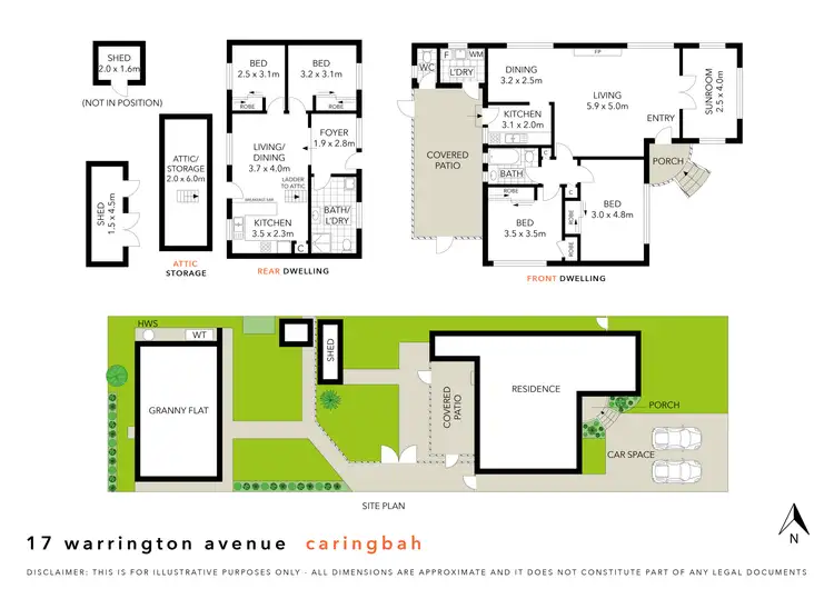 Floorplan of Homely house listing, 17 Warrington Avenue, Caringbah NSW 2229