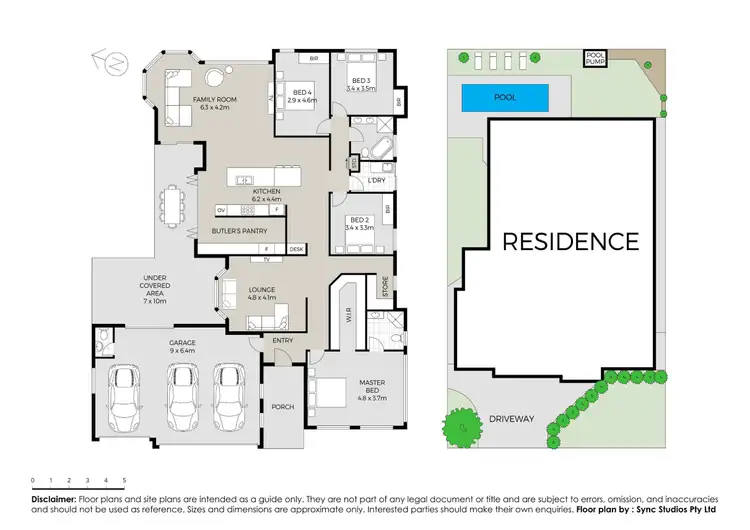 Floorplan of Homely house listing, 208 Perfection Avenue, Kellyville Ridge NSW 2155