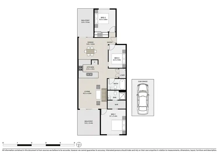 Floorplan of Homely unit listing, 6/20 Glebe Street, Parramatta NSW 2150
