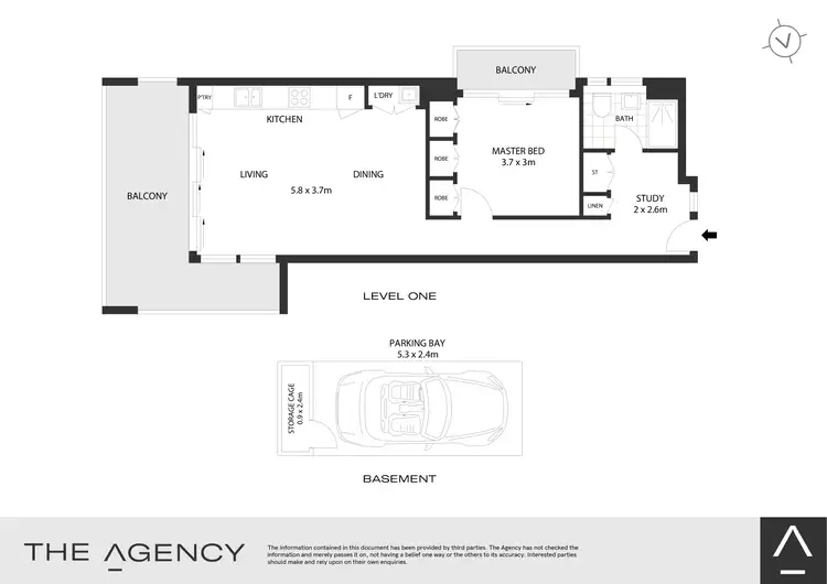 Floorplan of Homely apartment listing, 101/15 Ralph Street, Alexandria NSW 2015