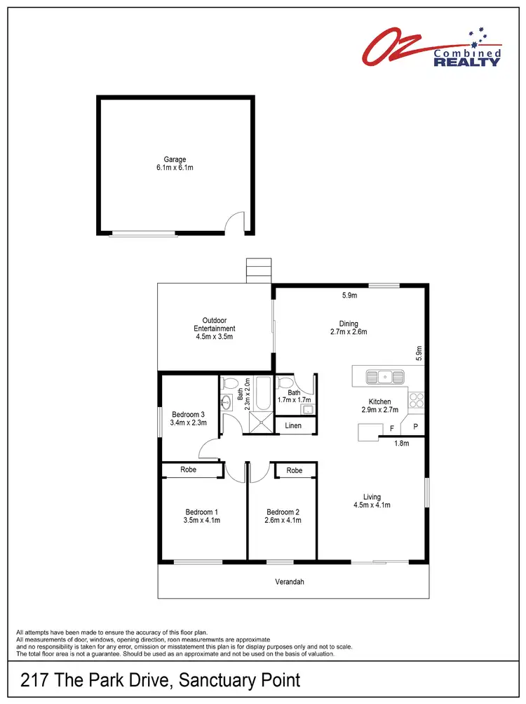 Floorplan of Homely house listing, 217 The Park Drive, Sanctuary Point NSW 2540