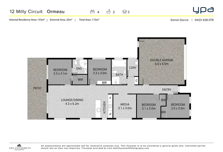 Floorplan of Homely house listing, 12 Milly Circuit, Ormeau QLD 4208