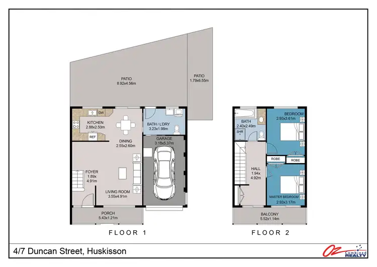 Floorplan of Homely townhouse listing, 4/7 Duncan Street, Huskisson NSW 2540