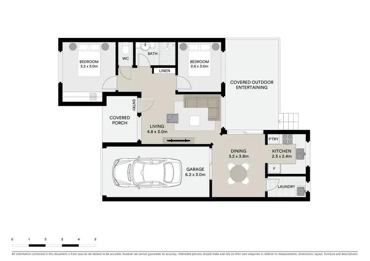 Floorplan of Homely villa listing, 3/195 Albany Street, Point Frederick NSW 2250