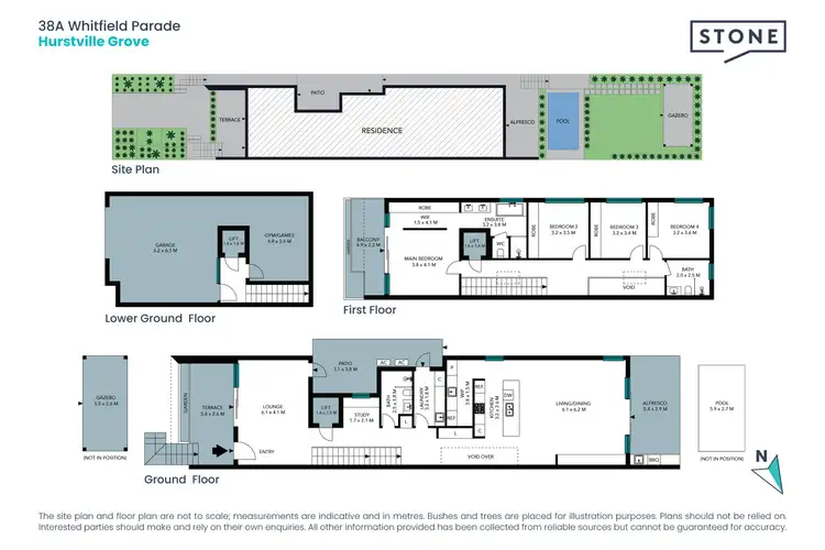 Floorplan of Homely house listing, 38A Whitfield Parade, Hurstville Grove NSW 2220