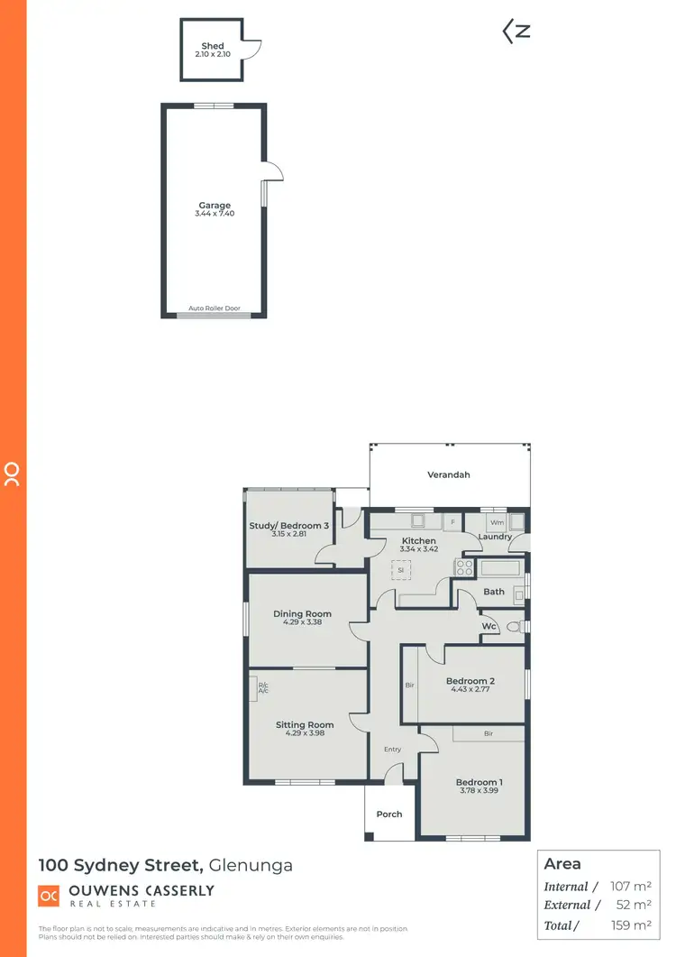 Floorplan of Homely house listing, 100 Sydney Street, Glenunga SA 5064