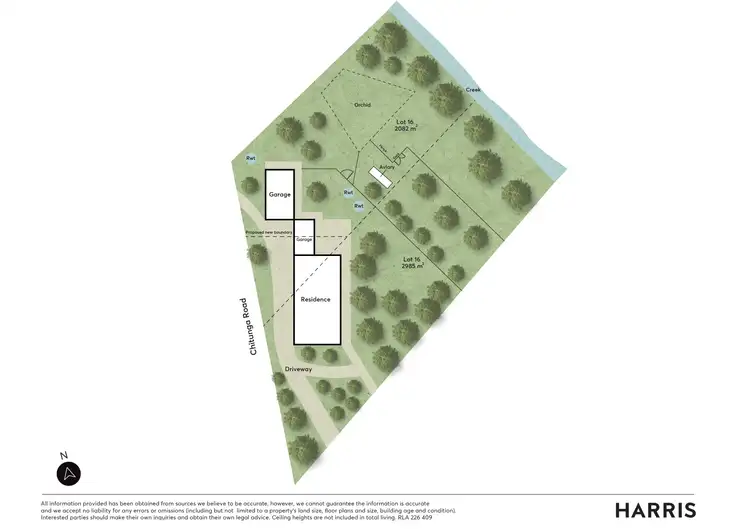 Floorplan of Homely land listing, 29A Chitunga Road, Eden Hills SA 5050