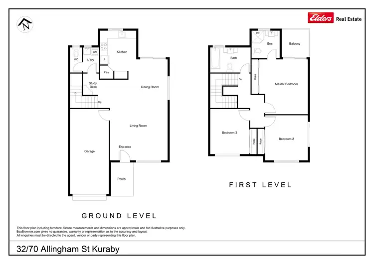 Floorplan of Homely townhouse listing, 32/70 Allingham Street, Kuraby QLD 4112