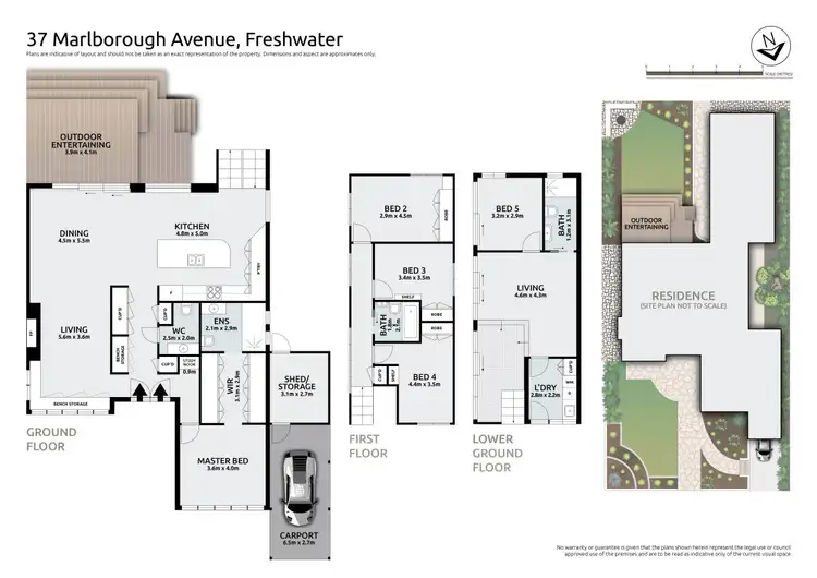 Floorplan of Homely house listing, 37 Marlborough Avenue, Freshwater NSW 2096