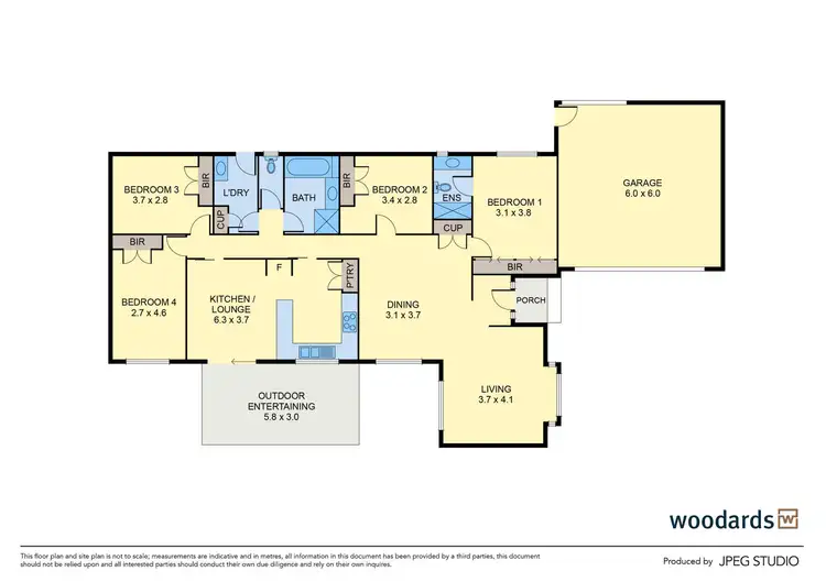 Floorplan of Homely house listing, 44 The Boulevard, Gisborne VIC 3437