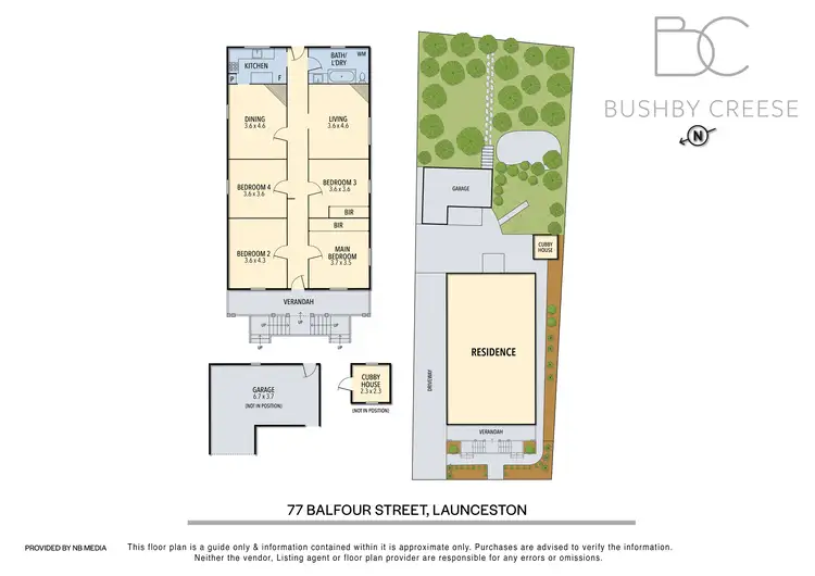 Floorplan of Homely land listing, 77 Balfour Street, Launceston TAS 7250