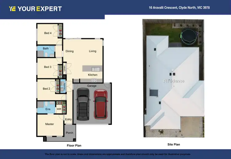 Floorplan of Homely house listing, 16 Aravalli Crescent, Clyde North VIC 3978
