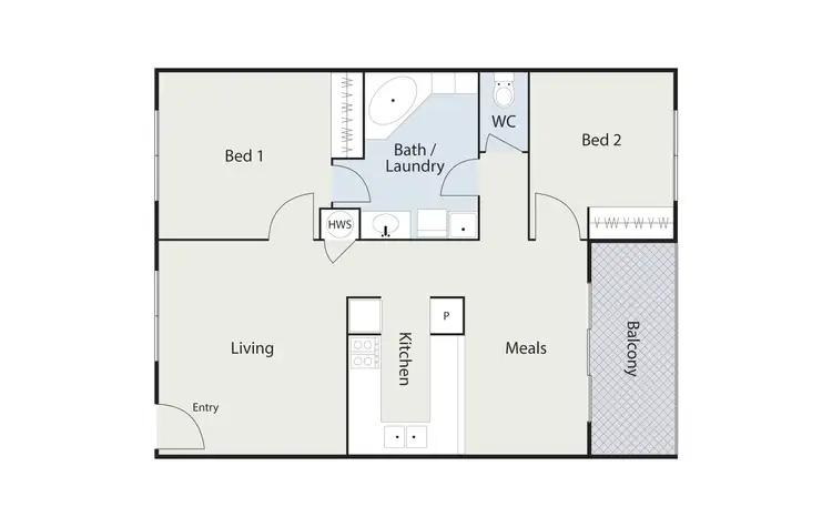 Floorplan of Homely apartment listing, 24/1 Waddell Place, Curtin ACT 2605