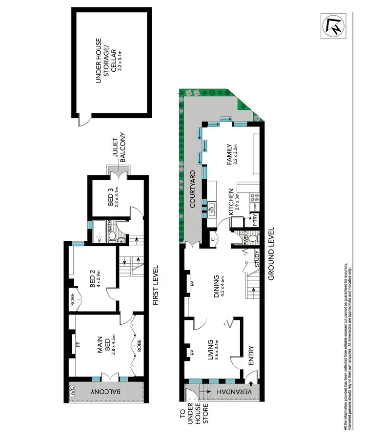 Floorplan of Homely house listing, 3 Queens Avenue, Mcmahons Point NSW 2060