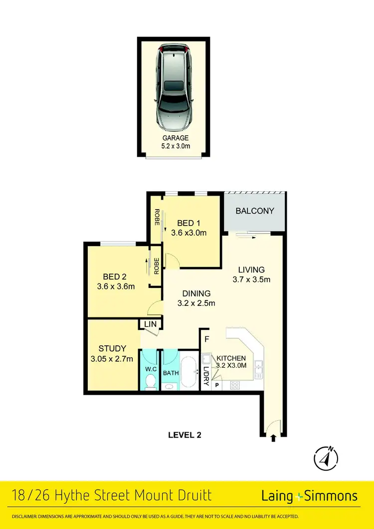 Floorplan of Homely unit listing, 18/26 Hythe Street, Mount Druitt NSW 2770