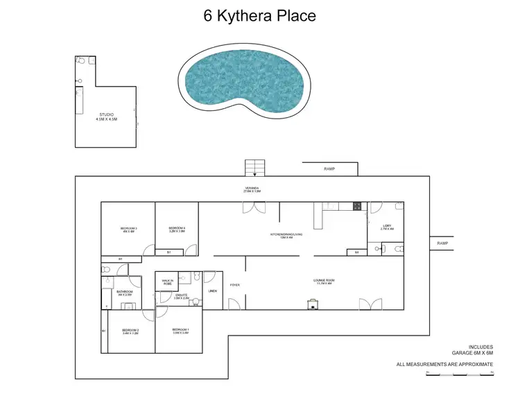 Floorplan of Homely house listing, 6 Kythera Place, Elland NSW 2460