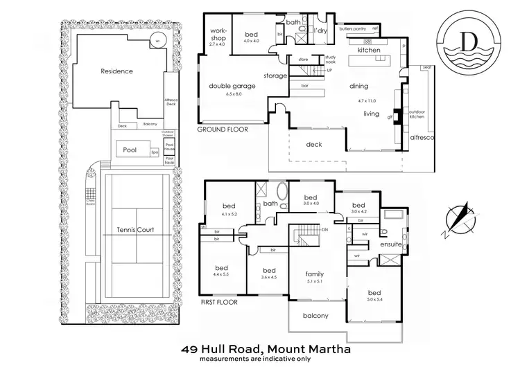 Floorplan of Homely house listing, 49 Hull Road, Mount Martha VIC 3934