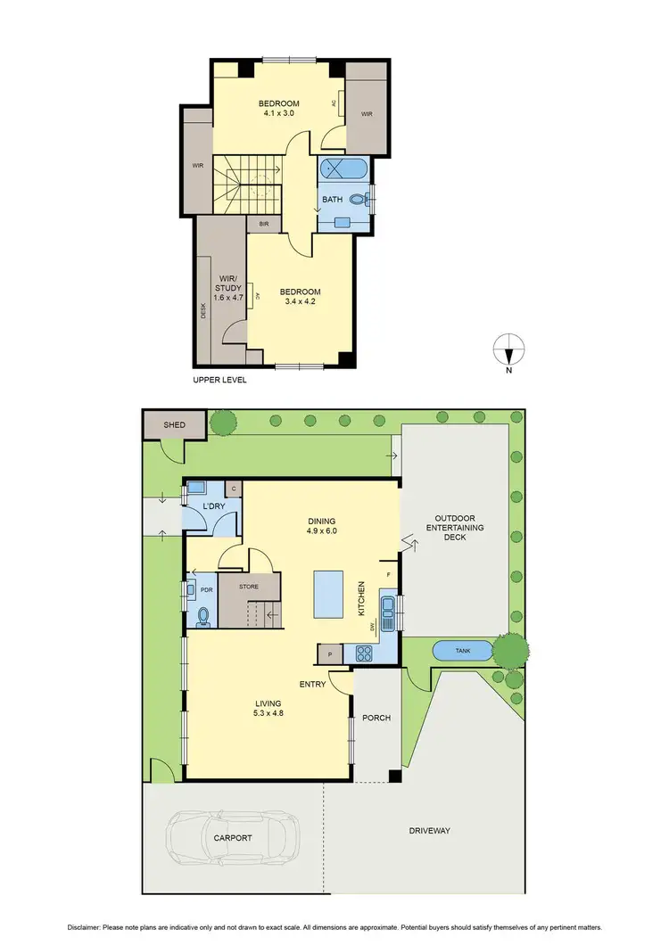 Floorplan of Homely townhouse listing, 5A Raeburn Street, Pascoe Vale VIC 3044