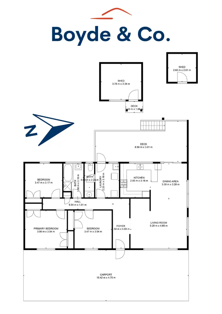 Floorplan of Homely house listing, 17 Ferris Street, Drouin VIC 3818