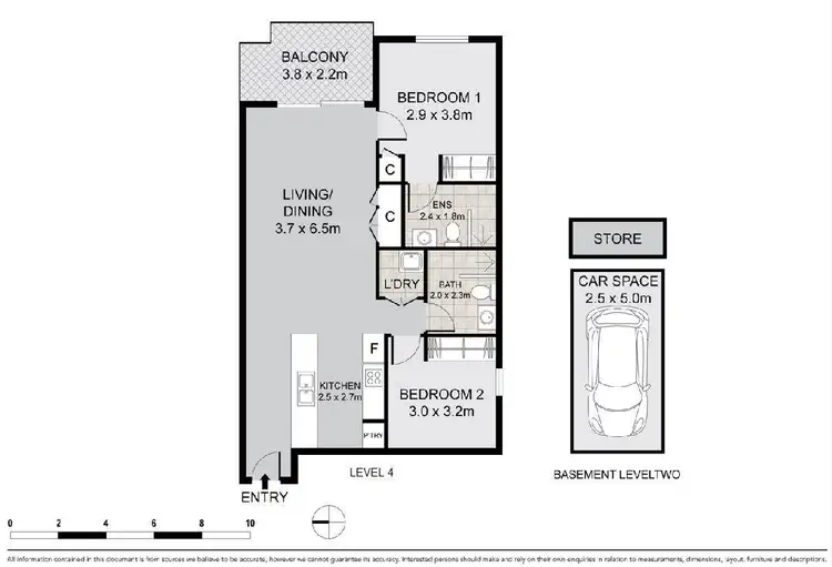 Floorplan of Homely apartment listing, 434/20-26 Orara Street, Waitara NSW 2077