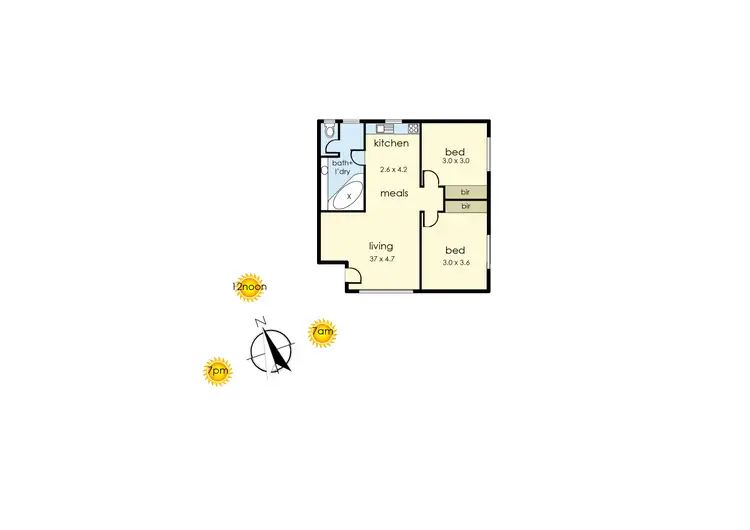 Floorplan of Homely apartment listing, 31/325 Nepean Highway, Frankston VIC 3199