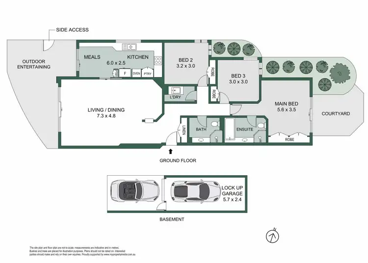 Floorplan of Homely apartment listing, 17/95 Milson Road, Cremorne Point NSW 2090