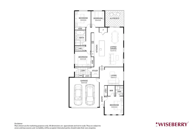 Floorplan of Homely house listing, 66 Figtree Boulevard, Wadalba NSW 2259