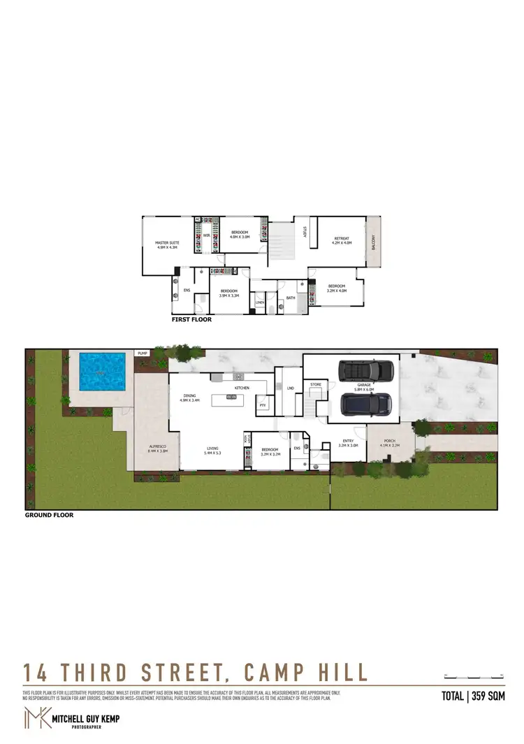 Floorplan of Homely house listing, 14 Third Street, Camp Hill QLD 4152