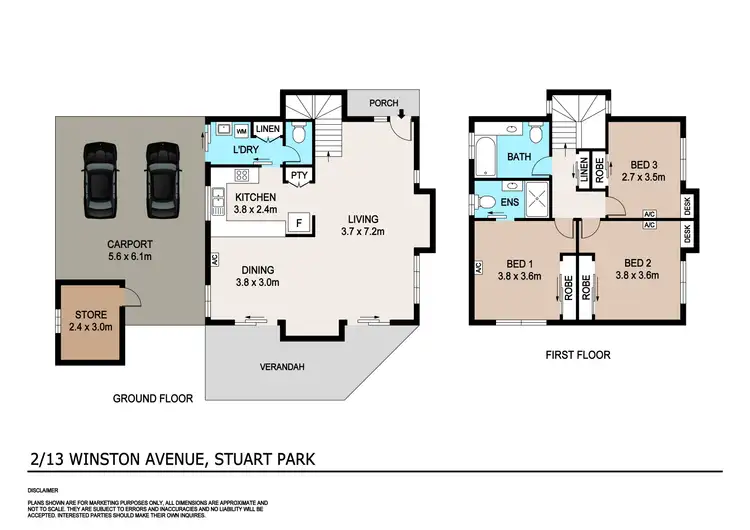 Floorplan of Homely house listing, 2/13 Winston Avenue, Stuart Park NT 820