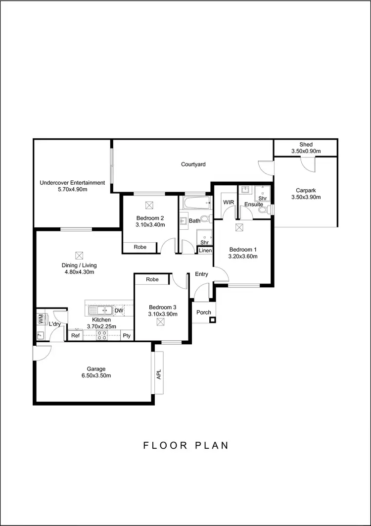 Floorplan of Homely house listing, 3/311 Bridge Road, Para Hills SA 5096
