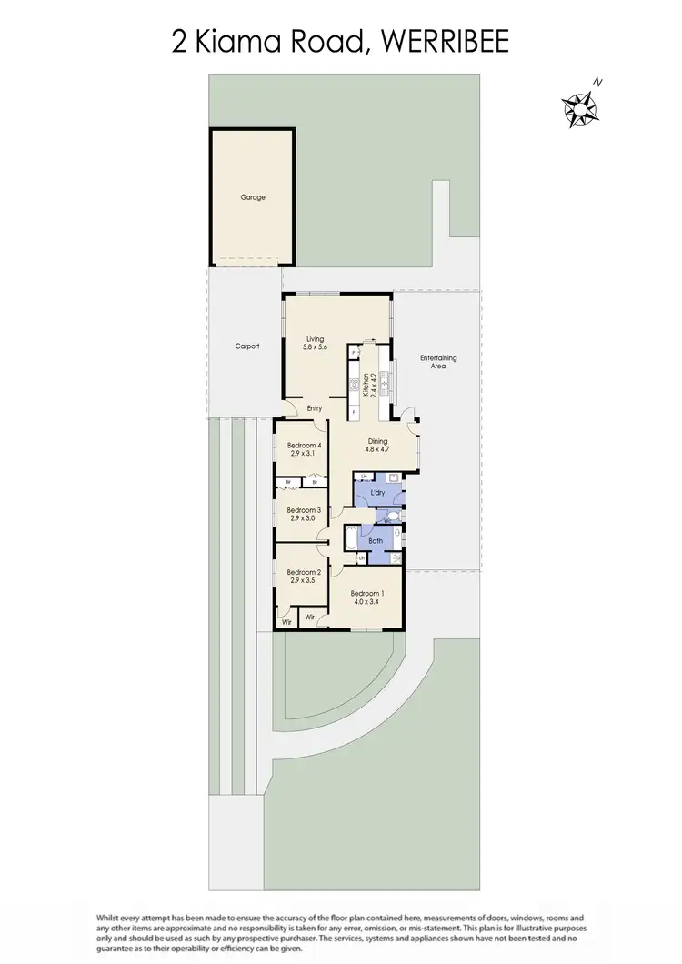 Floorplan of Homely house listing, 2 Kiama Road, Werribee VIC 3030