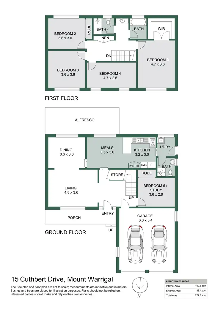 Floorplan of Homely house listing, 15 Cuthbert Drive, Mount Warrigal NSW 2528