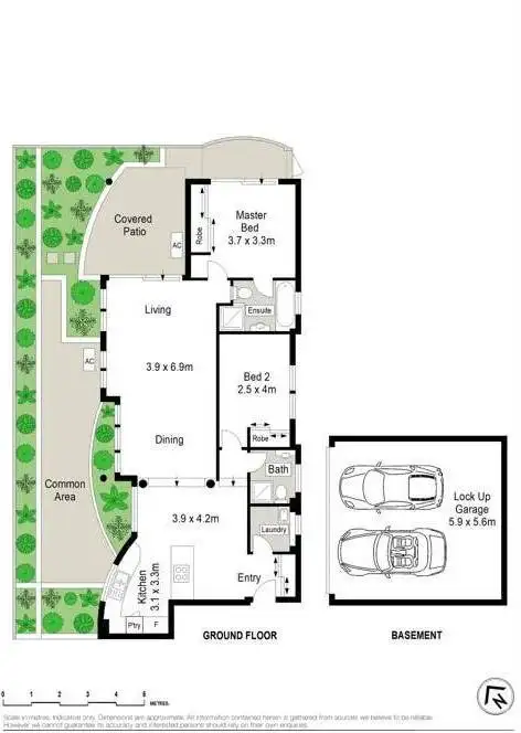 Floorplan of Homely unit listing, 2/8 Allison Road, Cronulla NSW 2230