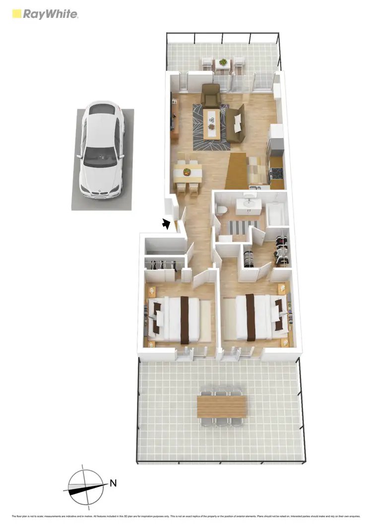 Floorplan of Homely apartment listing, 36/60-68 Gladesville Boulevard, Patterson Lakes VIC 3197